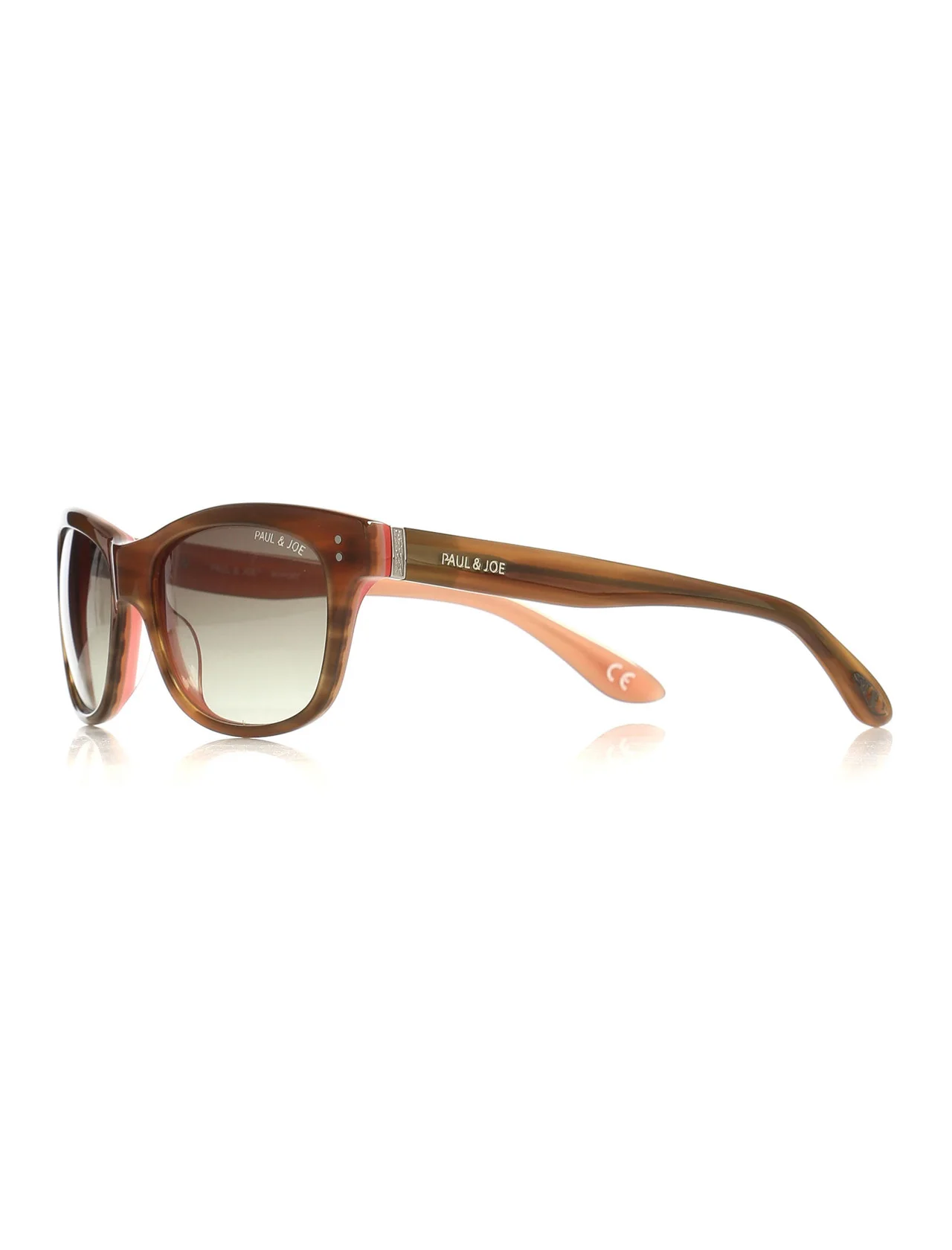 

Women's sunglasses pj songe 11 vers bone Brown organic square square 51-15-135 paul / joe