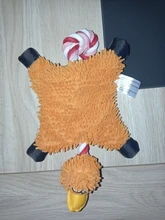 Perro de juguete duradera lindo papá pato haciendo sonido perro de peluche juguetes masticables para cachorros formación juguetes para la dentición para pequeños perros mediano