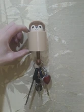 Gancho de ardilla Invisible para colgar llaves de paraguas, gancho de pared adhesivo montable para abrigo, sombrero, decoración de pared de teléfono móvil, organización de puerta