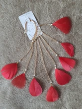 SUKI-pendientes bohemios con gancho para la oreja para mujer, aretes sin Piercing, accesorios de borlas largas, joyería