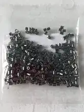 Cuentas de engarce y extremo para joyería, 1,5 MM, 2MM, 500 Uds.