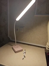 Desk-Lamp Reading-Light Dimmable Eye-Protection Study Usb-Charging Folding Touch-Switch