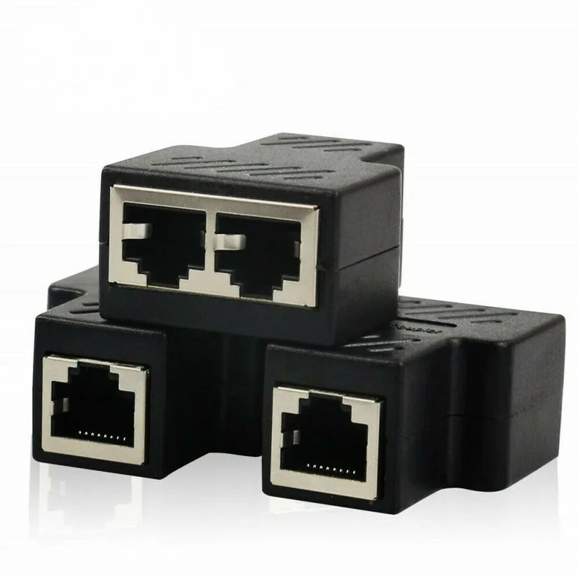 Разветвитель kphrtek RJ45 1 шт. адаптер на 2 способа двойной женский порт CAT5/6/7 кабель