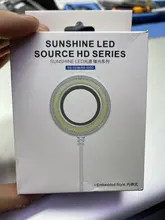 WOZNIAK-Anillo de fuente de luz para microscopio, SS-033C, protección ocular ajustable, lámpara blanca