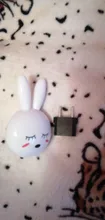 Led-Night-Light Bedside-Lamp Gifts Us-Plug Wall Bedroom Rabbit Cartoon Baby/children