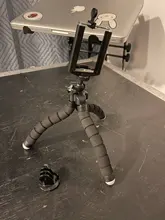 Mini trípode para teléfono móvil, soporte para Cámara de Acción, accesorios para Gopro Hero 8 7 6 5 4 3 + Session SJcam Xiaomi Yi 1 2 4K