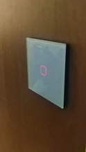 Esooli-Interruptor táctil de pared para el hogar, con wifi, 1 sentido, estándar de la UE, Tuya/Smart Life/ewelink, 2 entradas, control de voz por Google Home, Amazon Alexa