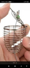 Stainless-Steel Cage Cage-Basket-Feeder Lure Bait Fishing-Accessories Small Holderfishing