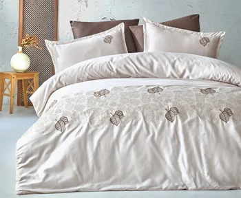 

Double 100% Cotton Satin Fabric Duvet Cover Set