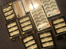 Fake Eyelashes Makeup Daily Natural Thick HBZGTLAD 5-Pairs Handmade 3D