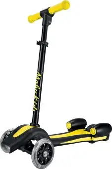 

Scooter Moby Kids Junior rocket, 120mm Pu, light + headlight + Sound + smoke, yellow Moby kids 641156