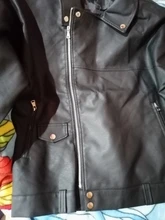 Women's Wild-Jacket Turn-Down-Collar Spring Zipper Black Fashion EAM High-Quality Loose