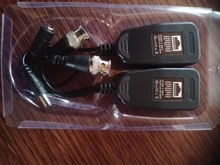 ESCAM 1 par (2 uds pasivos CCTV coaxial BNC de transceptor de Video Balun conectores RJ45 BNC macho para vídeo CCTV Cámara