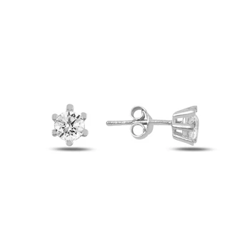 

KUTAYDAN Engagement Earrings 925 Sterling Silver