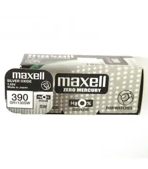 

Pilas de boton Maxell bateria original Oxido de Plata SR1130SW blister 10X Uds