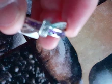 Anillo de compromiso de piedra de cristal Morado para mujer, sortija de boda fina de Color plateado, de lujo, Vintage, lazo de circón