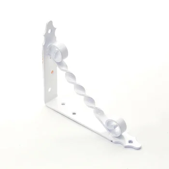 

Set of 2 brackets curly 250x200 mod. 2 (white)