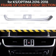 Рамка центрального вентиляционного отсека для KIA K5/Optima- ABS пластик 1 комплект/1 шт. формовочные украшения автомобиля