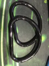 Manijas de plástico para fabricar bolsas, accesorio de cuna para el hogar, para monedero redondo, de repuesto, DIY, para hacer compras, 1 unidad