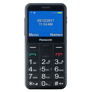 

Mobile telephone for older adults Panasonic KX-TU150 TFT LCD Dual SIM Black