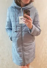 Women Jacket Spring-Collection Hood Designer MIEGOFCE Zipper with And Medium Knee-Length