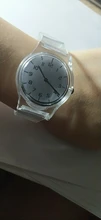 Reloj transparente informal para niños y niñas, relojes de pulsera para niños y niñas