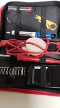 Soldering-Iron-Set-Kit Flux-Tips-Stand Electric Digital 220V 80W 110V with Tin-Wire-Tool-Bag