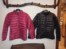 Chaqueta de invierno ultraligera para Mujer, Parkas de plumón de pato, ajustada, portátil, a prueba de viento, 2020