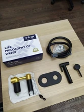 Shower Faucet Mixer Ducha Black Bidet Frap Higienica Muslim Tap Brass Matte Solid Y50060/1