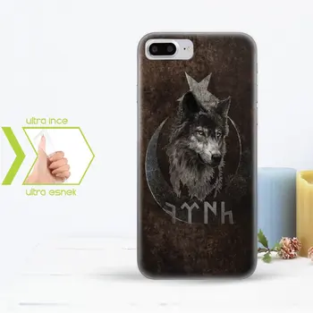 

IPhone 7 Plus Slim Clear Silicone Phone Cover (Göktürkçe TURKISH Yazısı-1)