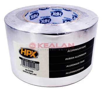 

HPX al7550 aluminum tape, 75mm, 50 m.