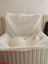 Pet Cat Animal Hammack Luxury Radiator Bed Hanging Winter Warm Fleece Basket Fleece