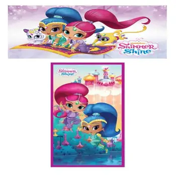 

Shimmer & shine free play towel 70x140cm 100% polyerter