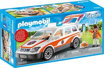 

PLAYMOBIL City Life emergency car with siren, from 4 years (70050)