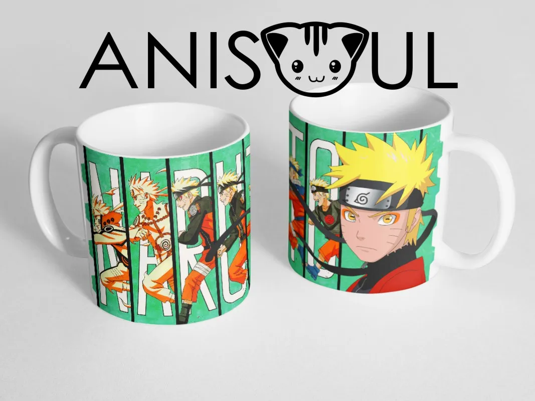 Mug tea coffee mug 11oz anime the evolution of Naruto | Дом и сад