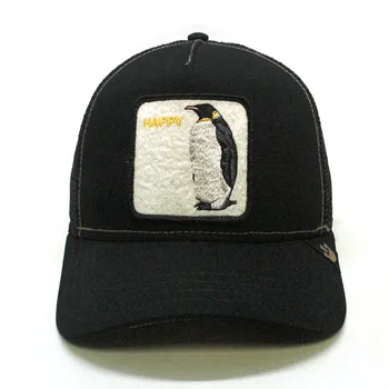 

GoorinBros Happy Waddler Penguin black trucker cap. baseball caps, caps for men, men cap, women cap, cap for men, caps, headwear