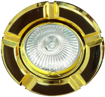 

Downlight recessed Feron 098t-mr16 ceiling MR16 G5.3 black-gold 17642