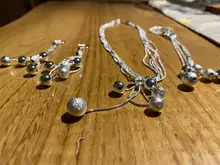 Party-Gift Beads Wedding-Jewelry Sterling Silver-Color Ladies High-Quality New N925 AKS0001