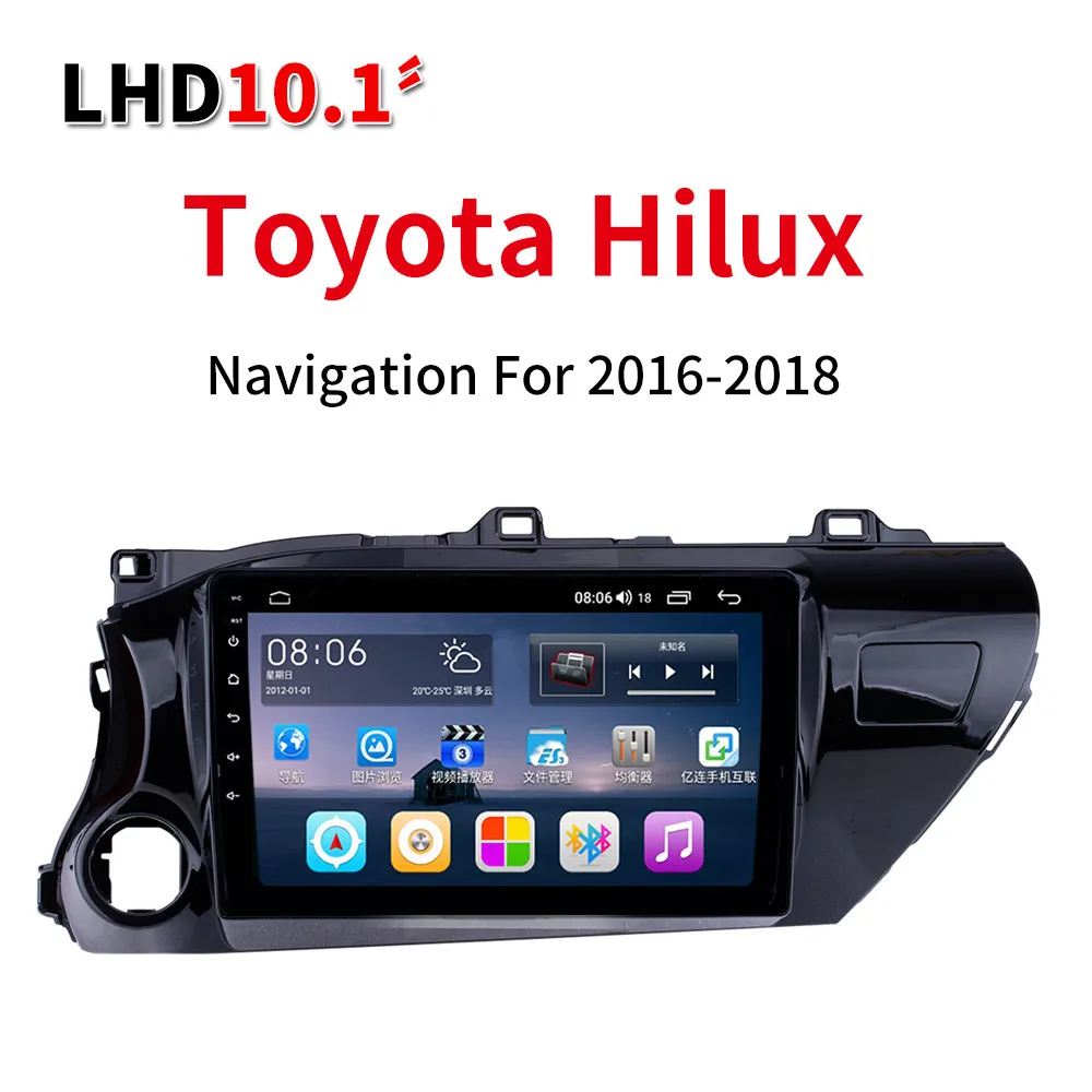 Lionet gps навигация для автомобиля Toyota Hilux- 10,1 дюймов LT1020Y - Размер экрана, дюймов: 4G8core32G