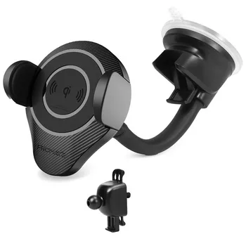 

Holder in car promate alphamount Qi (black)