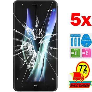 

5x Protectors Screen Tempered Glass for for BQ AQUARIS X/X PRO (Not Full SEE INFO) KIT