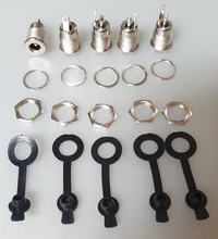 Power-Jack-Socket Connector Panel-Mount Metal Female DC-099 Ninthqua 5/10pcs