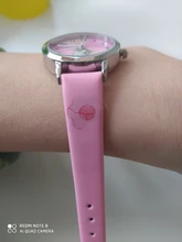 Reloj de pulsera de cuarzo para niños y niñas, cronógrafo con diseño de gato, a la moda