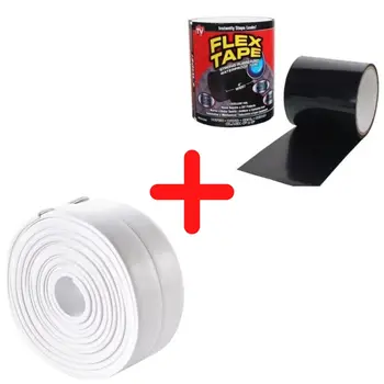

Flex Tape & Sealing Strip Tape / Waterproof Tapes / Repair Tape / Stops Leaks / For Bathroom, Kitchen and All Plumbing Works