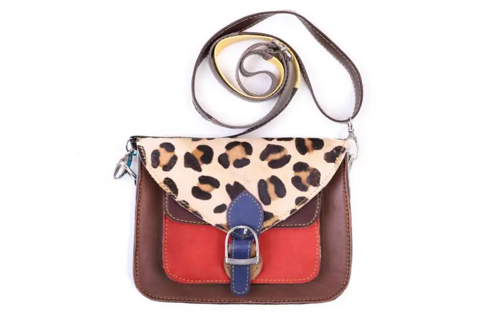 Genuine Leather Crossbody Bag |