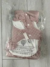 Warm Pet Dog Dress Vest Jacket For Dogs Cats Winter Chihuahua Yorkies Clothes Maltese