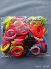 Gomas elásticas para el pelo para niña, accesorios para el cabello, 100 de goma para Coleta, gomas para el pelo, gomas para el pelo, gomitas, 2020 Uds.