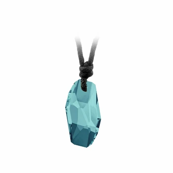 

KUTAYDAN Swarovski®Light Turquoise 6673 Meteor Drawstring Necklace