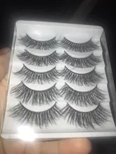 Pestañas postizas naturales, maquillaje largo 3d, extensión de pestañas de visón para belleza, 2/ 5/10 pares