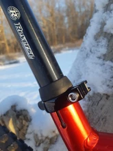 Poste de silicona para asiento de bicicleta de 4 colores, resistente al agua, anillo de dos tamaños, Protector de tubo de goma, funda de anillo, herramientas para bicicleta de montaña y carretera